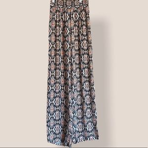 Joe B orange loose pants geometrical shape